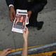 A program with a cover photograph of Cynthia Hurd, 54, is handed out before her funeral on June 27, 2015, at the Emanuel African Methodist Episcopal Church in Charleston, S.C. (Joe Raedle/Getty Images)